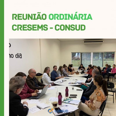 CONSUD e CRESEMS realizam reunião ordinária