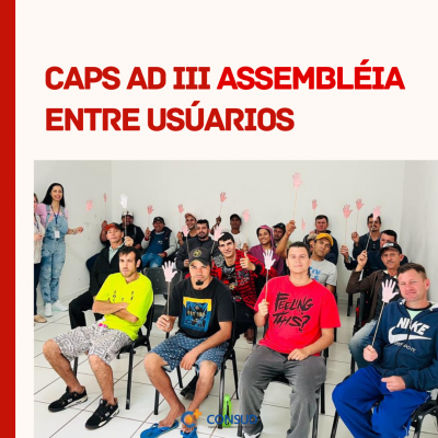 Assembléia geral entre usúarios - CAPS ADIII