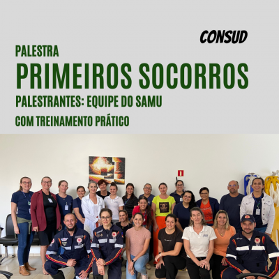 Palestra sobre primeiros socorros