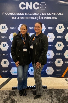 Servidoras do consórcio participam do Congresso Nacional de Controle da Administração Pública em Curitiba